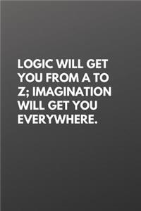 Logic Will Get You from A to Z; Imagination Will Get You Everywhere.