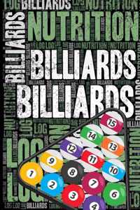 Billiards Nutrition Log and Diary