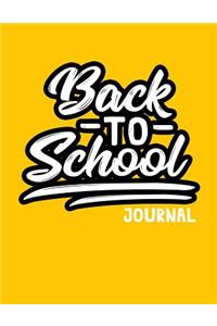 Back To School Journal