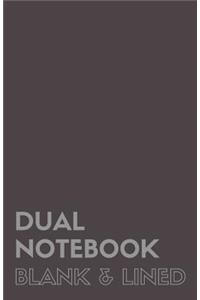 Dual Notebook Blank & Lined