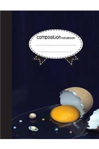Composition Notebook, 8.5 x 11, 110 pages