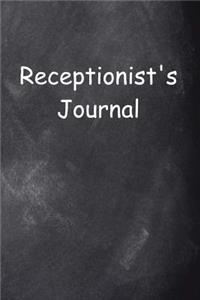 Receptionist's Journal Chalkboard Design