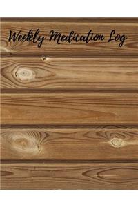 Weekly Medication Log