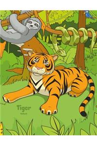 Tiger-Malbuch 1