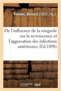 de l'Influence de la Rougeole Sur La Reviviscence Et l'Aggravation Des Infections Antérieures