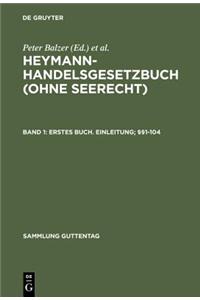 Erstes Buch. Einleitung; Â§Â§1-104