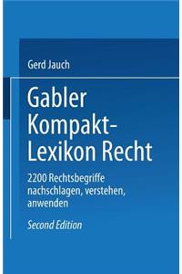 Gabler Kompakt Lexikon Recht