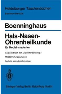 Hals-Nasen-Ohrenheilkunde Fur Medizinstudenten