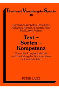 Text - Sorten - Kompetenz