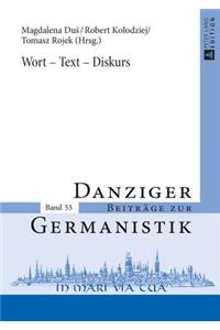 Wort - Text - Diskurs