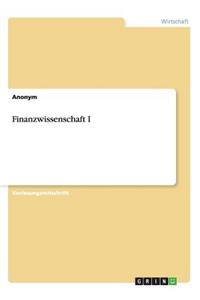 Finanzwissenschaft I