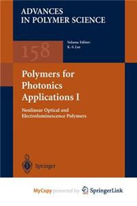 Polymers for Photonics Applications I