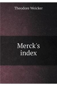 Merck's index