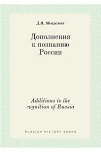 Additions to the Cognition of Russia