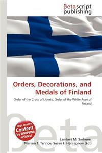 Orders, Decorations, and Medals of Finland