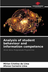 Analysis of student behaviour and information competence