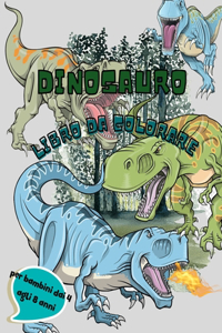 Libro da colorare dei dinosauri per i bambini