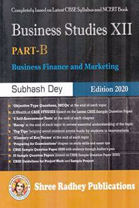 Business Studies for Class 12 (Part-B) Business Finance and Marketing (Examination 2020-2021)