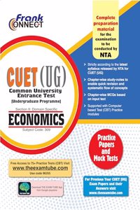 Frank Connect CUET UG Economics Book 2024 Complete Preparation Material - NTA CUET UG Entrance Exam Books 2024