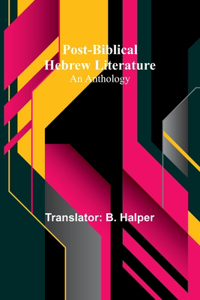Post-Biblical Hebrew Literature