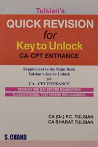 Tulsian Quick Revision for Key to Unlock CA-CPT Entrance