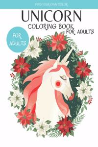 Unicorn Coloring Book For Adults