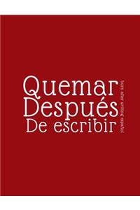 burn after writing español