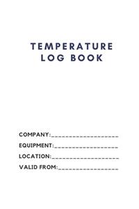 Temperature Log Book