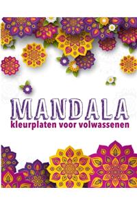 Mandala kleurboek voor volwassenen