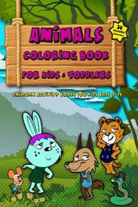 Animals Coloring Book For Kids & Toddlers