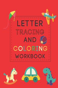 Letter Tracing And Coloring Book