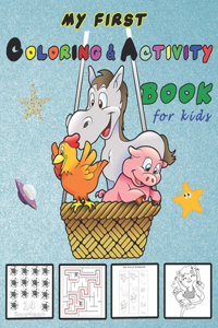 My First Coloring and Activity Book for Kids