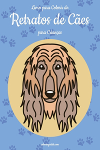 Livro para Colorir de Retratos de Cães para Crianças
