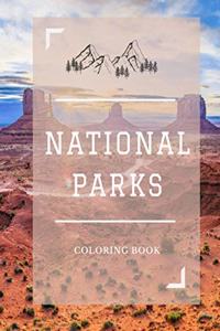 National Parks Coloring Book