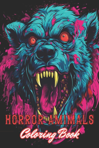 Horror Animals Coloring Book for Adult