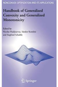 Handbook of Generalized Convexity and Generalized Monotonicity