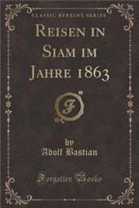 Reisen in Siam Im Jahre 1863 (Classic Reprint)