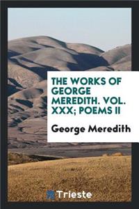 The Works of George Meredith