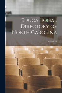 Educational Directory of North Carolina; 1950/1951