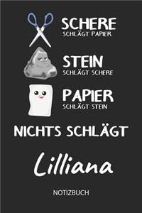 Nichts schlägt - Lilliana - Notizbuch
