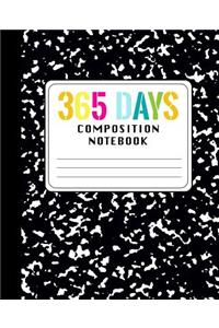 365 Composition Notebook