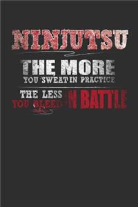 Ninjutsu The More You Sweat In Practice The Less You Bleed In Battle