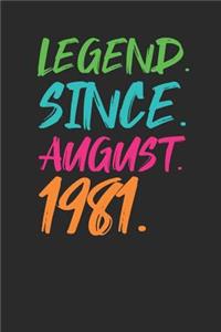 Legend Since August 1981