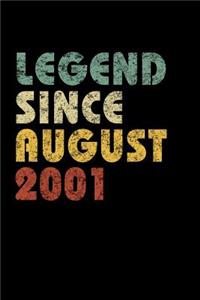 Legend Since August 2001