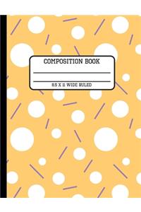 Composition Book Wide Ruled