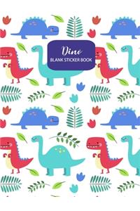 Dino Blank Sticker Book