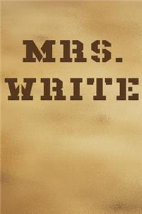 Mrs. Write