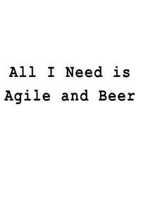 All I Need is Agile and Beer