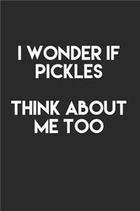 I Wonder If Pickles Think About Me Too