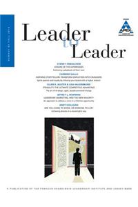 Leader to Leader (Ltl), Volume 82, Fall 2016